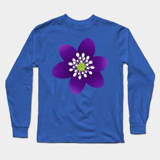 Purple flower Long Sleeve T-Shirt